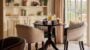 Cosy afternoon tea setup in elegant living room.